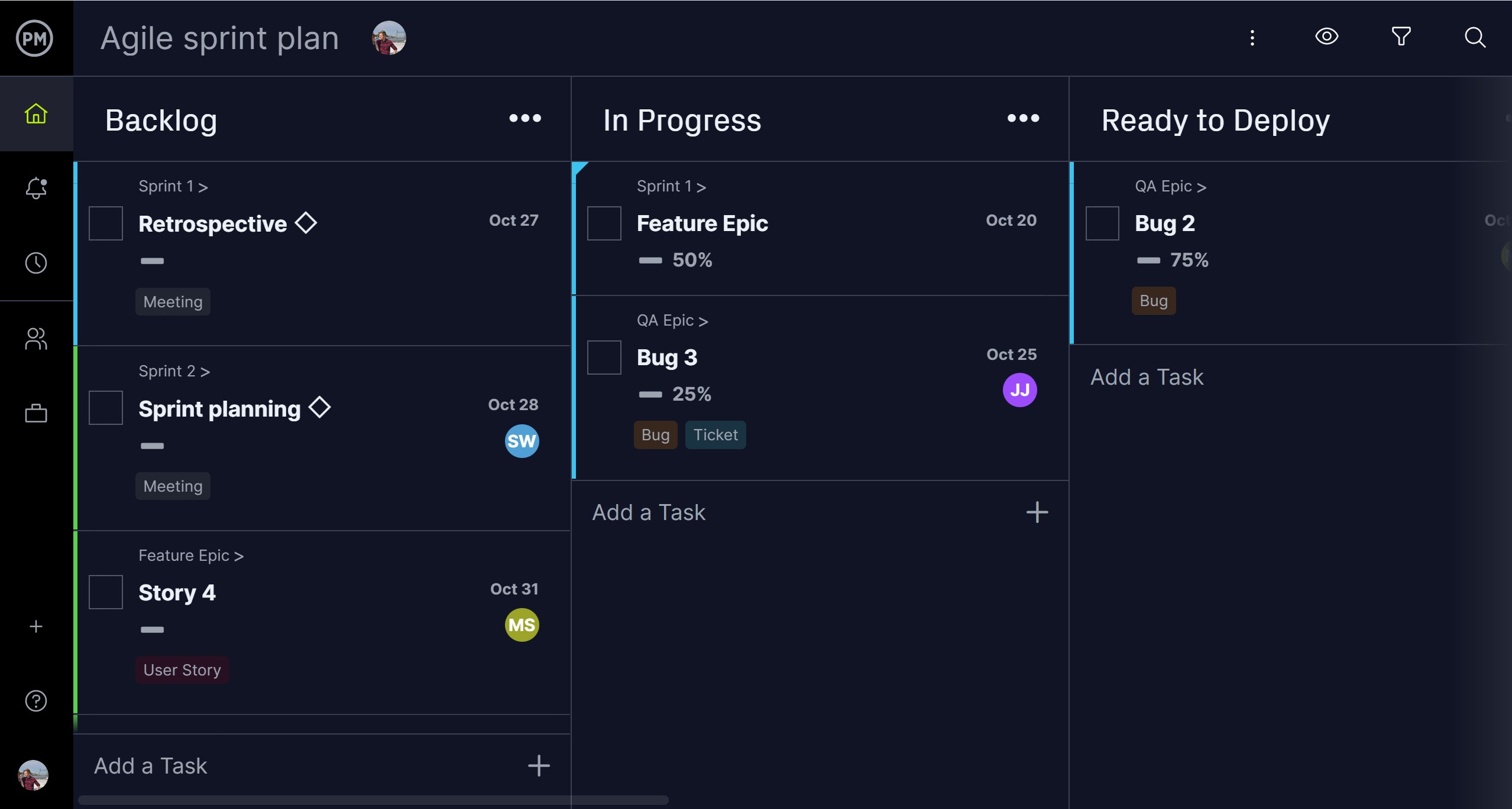 agile sprint plan template