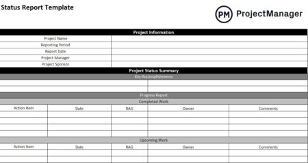 Status report document Free download