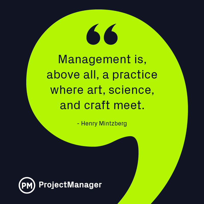 Henry Mintzberg project management quote