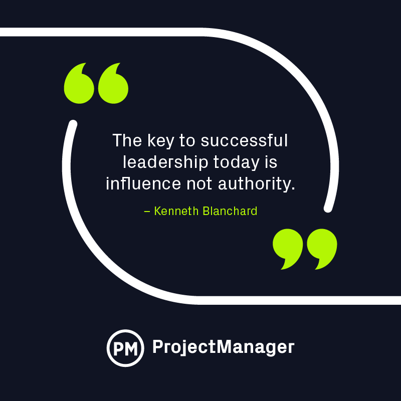 Kenneth Blanchard project management quote