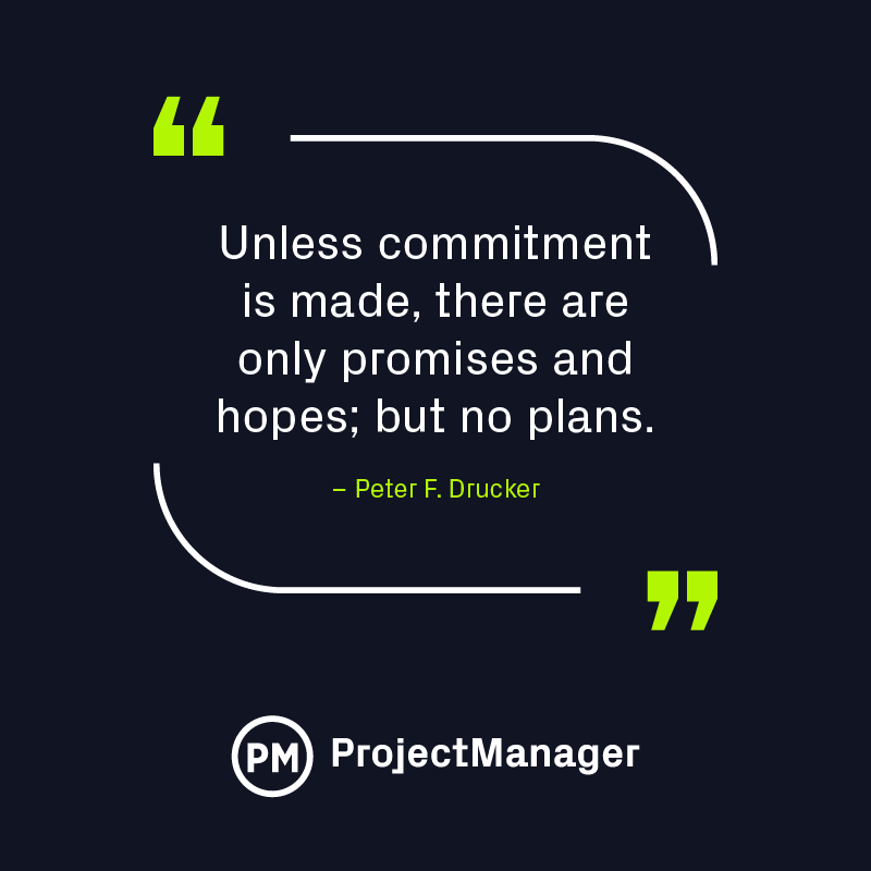 Drucker planning quote