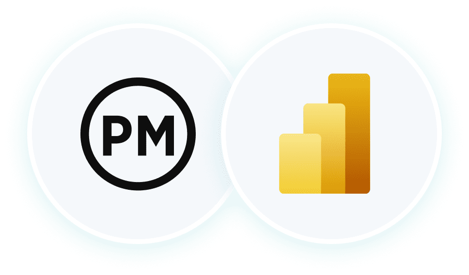 ProjectManager and Power BI logos side by side